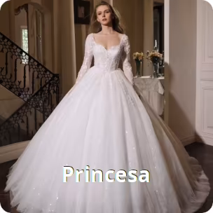 Coleção de vestidos de noiva Princesa