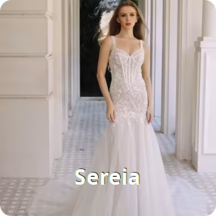 Coleção de vestidos de noiva estilo Sereia